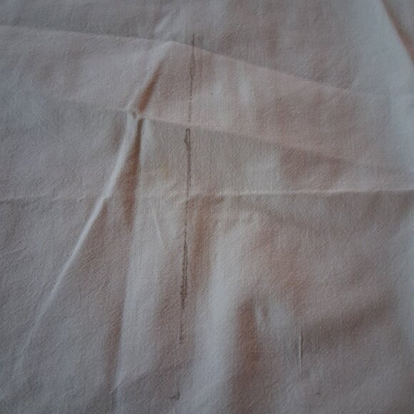 Vintage 1950s Hand Embroidered Easter Basket Tablecloth 72x53 w/ Crochet Trim - Picture 15 of 16